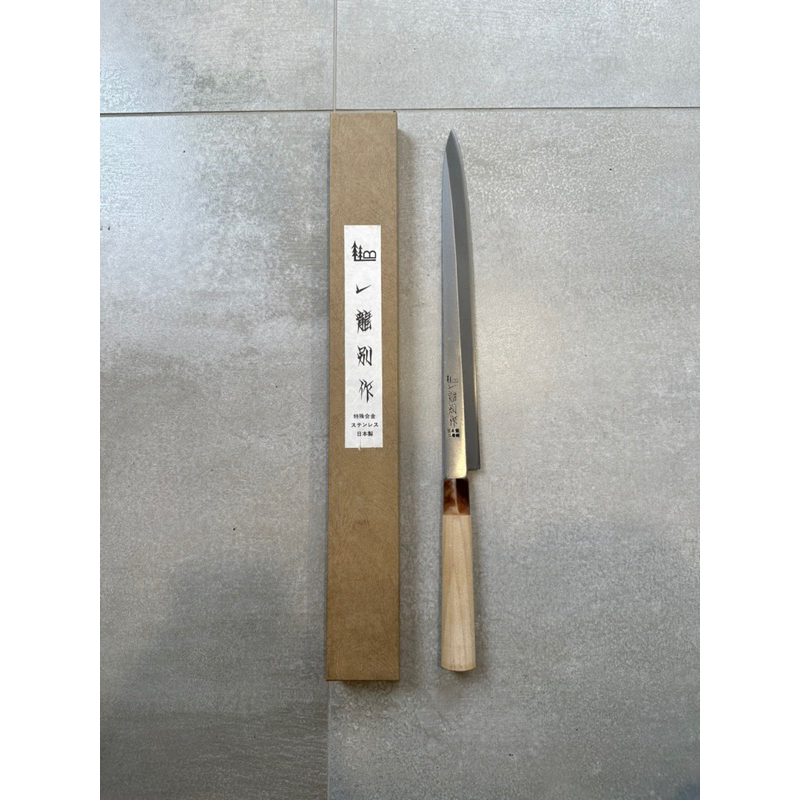 一龍別作日本製二層鋼魚片刀300mm特價