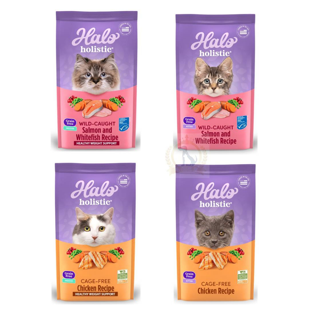 HALO 嘿囉 貓飼料 3磅(1.36KG) 無穀貓飼料 成貓飼料 幼貓飼料 老貓飼料 鮮食飼料