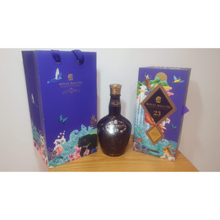 ROYAL SALUTE皇家禮炮 23年 2023福爾摩沙限定款調和威士忌禮盒700ml 紙袋/空盒/空瓶