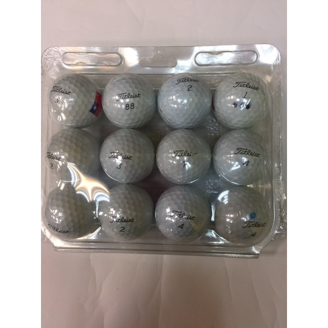 青松高爾夫 Titleist Pro V1 高爾夫球(中古) 4層球  (12入) $400元