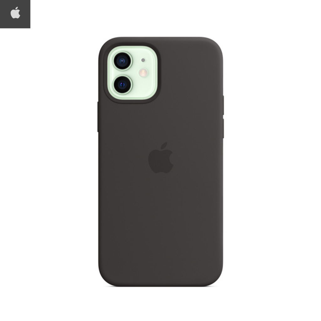 蘋果原廠 MagSafe 矽膠保護殼 黑色 適用於iPhone 12/12 Pro