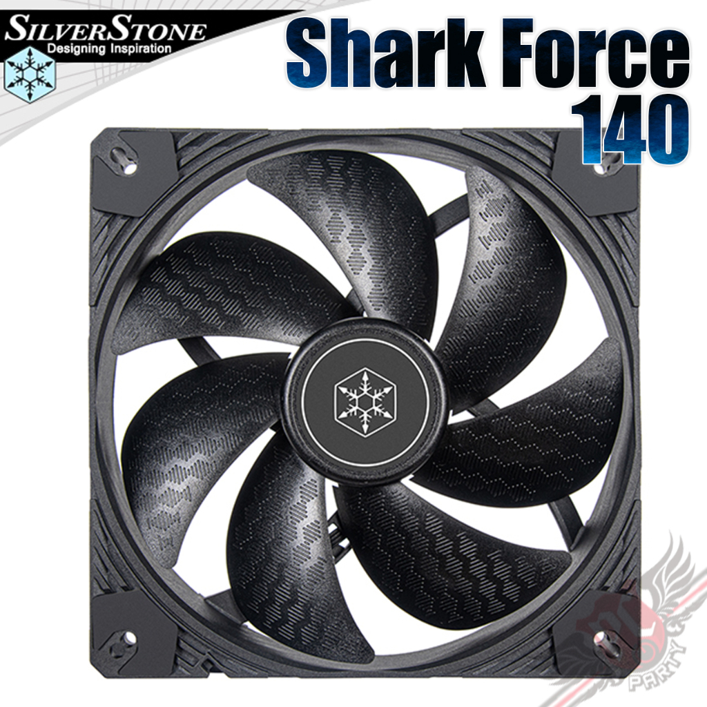 銀欣 SilverStone Shark Force 140 140mm PWM高效能 風扇 PCPARTY