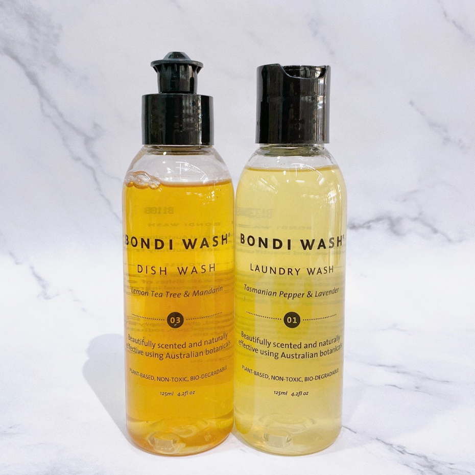 ♡台灣公司貨♡ BONDI WASH 檸檬茶樹&amp;柑橘 塔斯曼尼亞胡椒及薰衣草 碗盤清潔液 洗衣精 125ML