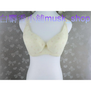 尺寸34E=75E-淺黃色小綿羊少女系列印花棉質軟鋼圈-T2030041＊白麝香小舖＊全新Swear思薇爾內衣