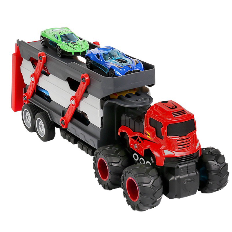 😍新品現貨😍超好玩合金變形卡車、變形折疊彈射車