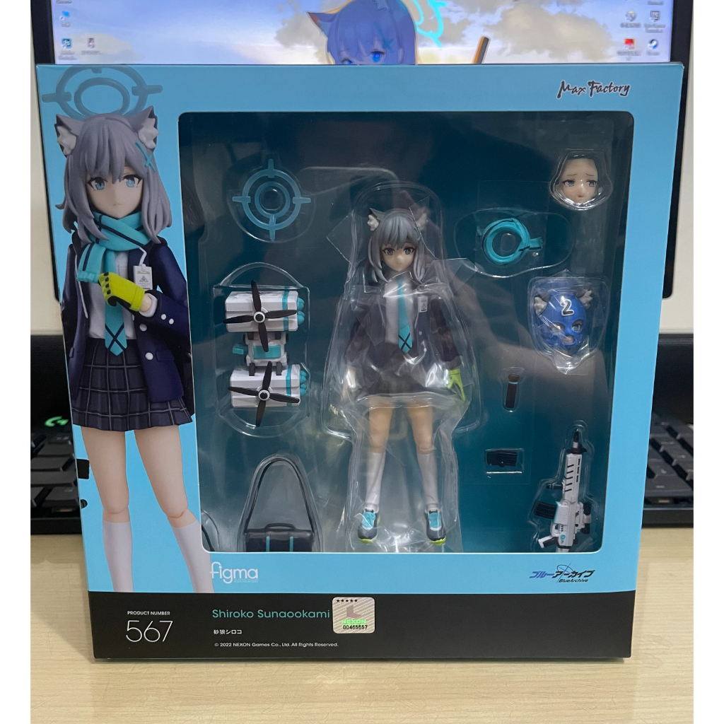 現貨 FIGMA 567 蔚藍檔案 代理版 砂狼白子 僅拆檢