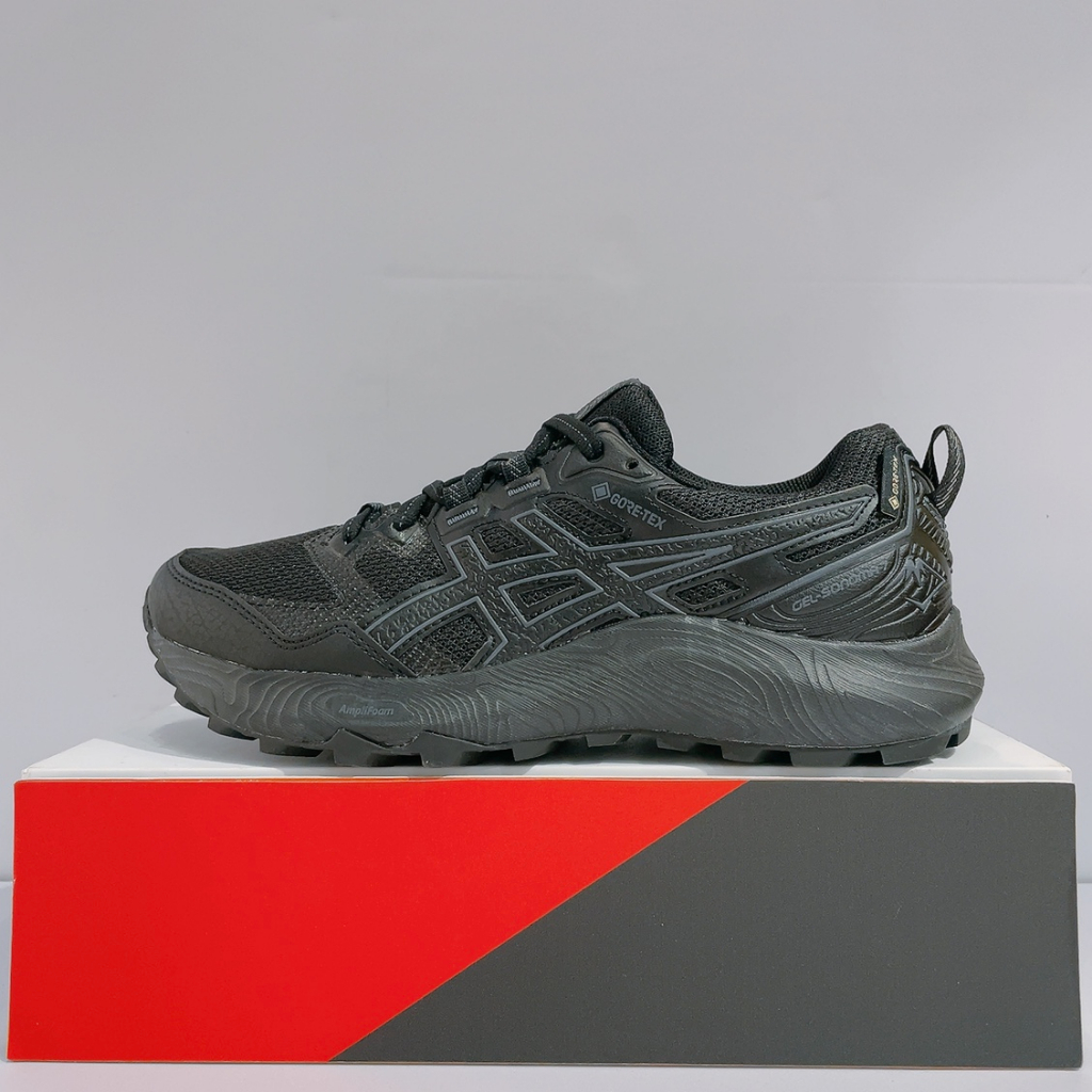 ASICS GEL-SONOMA 7 GTX 女生 黑色 舒適 透氣 緩震 防水 運動 慢跑鞋 1012B414-002