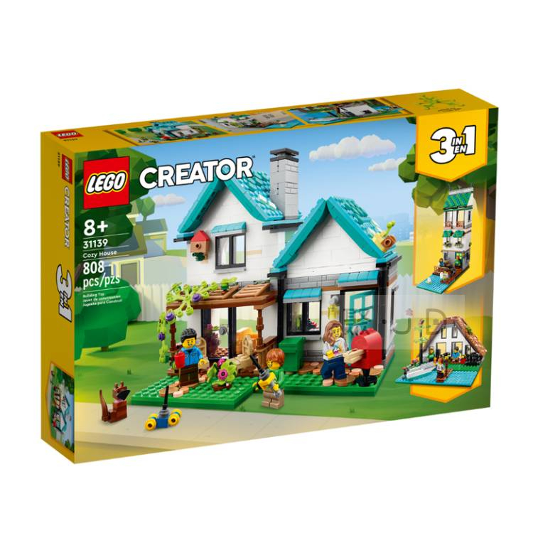 聚聚玩具【正版】31139 LEGO 樂高積木創意大師系列 Creator-溫馨小屋(3)