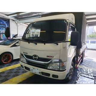 銳訓汽車配件精品-沙鹿店 Hino 300 安裝 SAMPO MD-S32S 電子後視鏡 前後雙錄行車記錄器