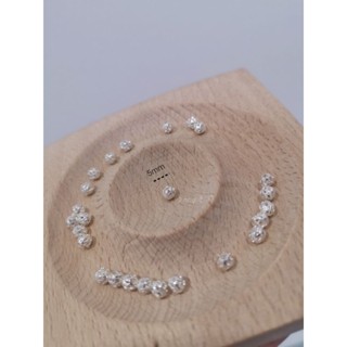 【Pony手作】現貨 銅鍍銀配珠 隔珠 水晶配件 銀珠 手鏈配件 手鏈材料