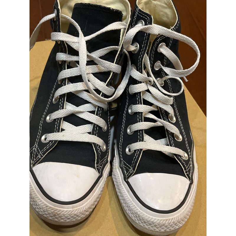 （二手）converse-基本款帆布鞋（黑色）24.5