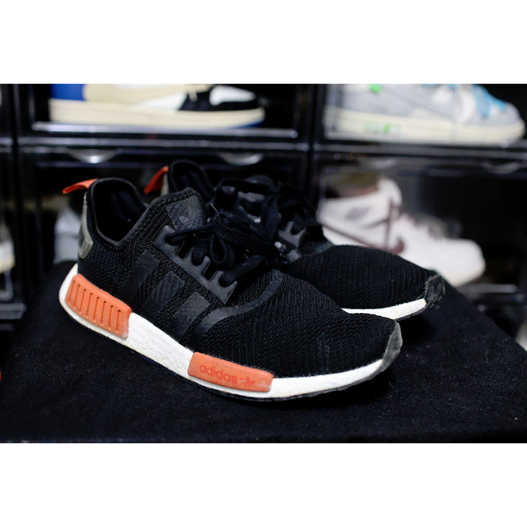 【清鞋櫃】《Adidas NMD 黑橘》(黃金尺吋 27.5CM)