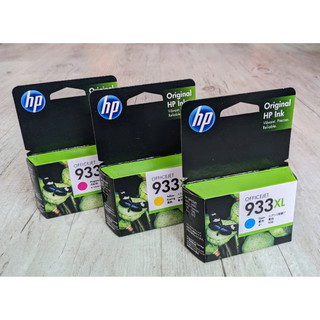 HP 933XL OfficeJet 原廠大印量 洋紅色 藍色 黃色 墨水匣 保固全新未拆封 免費送 四色全套墨水