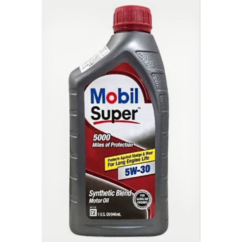 6組售完／美孚Mobil Super超級5W30機油 946ml 1QT