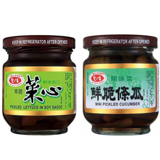 🉐️特價 愛之味菜心180g、鮮脆條瓜180g、土豆麵筋170g、鮮味脆瓜180g