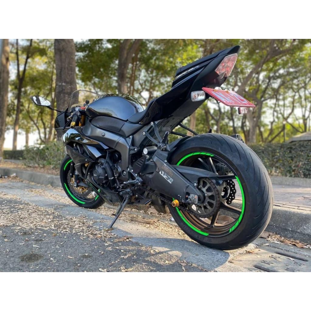 KAWASAKI ZX-6R二手檔車中古車配合全額.超額.學生貸款強力過件白牌黃牌紅牌仿賽街車大型重機滿18即可辦理