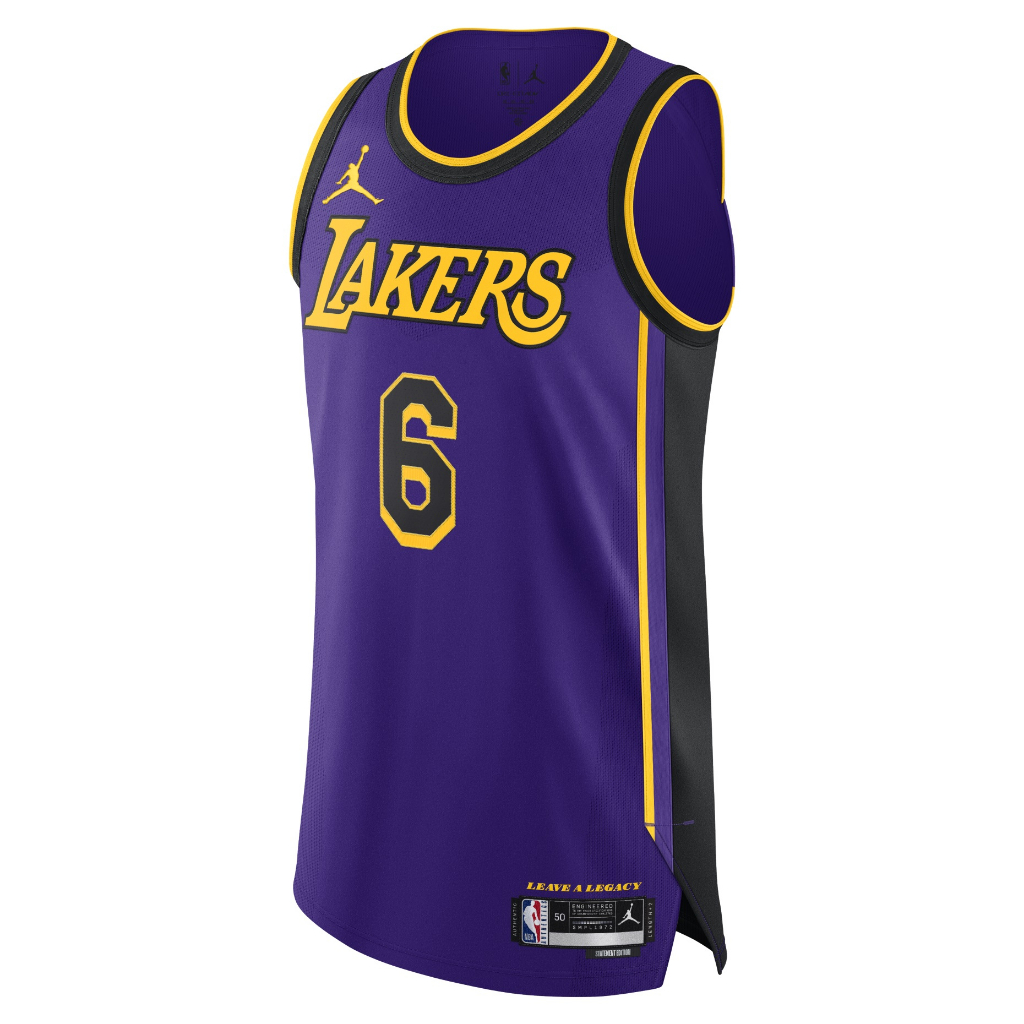 騎士風~ NIKE JORDAN NBA LBJ LeBron JAMES 湖人隊 球員版 球衣