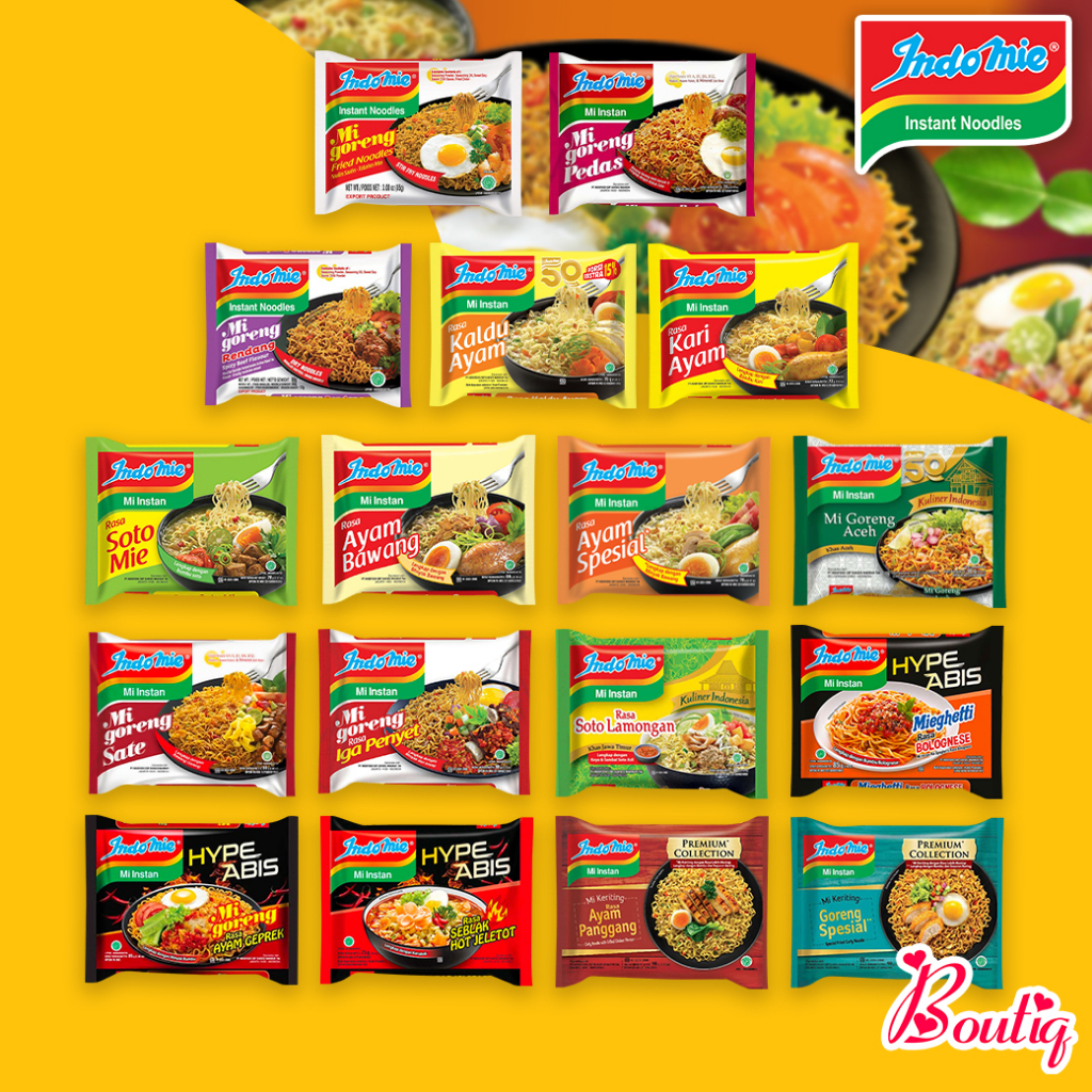 【BoutiQ】INDOMIE MIE INSTANT 印尼泡麵 炒泡麵 INSTANT NOODLES 即食泡麵