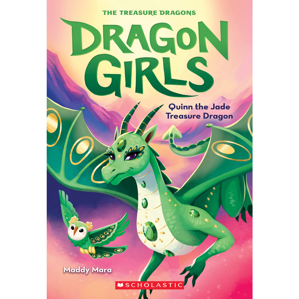 Dragon Girls #6 Quinn the Pearl Treasure Dragon/ Maddy Mara  文鶴書店 Crane Publishing