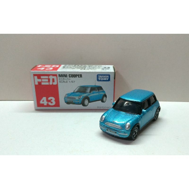 絕版 TOMY TOMICA 43號 MINI COOPER 迷你 多美 小汽車