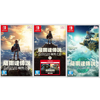 【四葉草電玩】全新特價 NS switch 薩爾達傳說 王國之淚 曠野之息 荒野之息 擴充票 臺灣公司貨 中文版