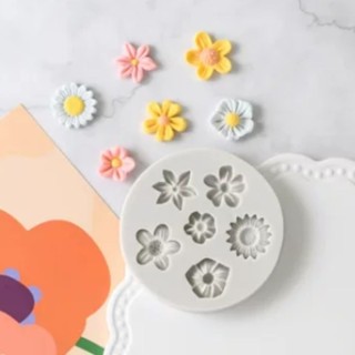 DIY翻糖蛋糕花朵（#19）玫瑰花 菊花矽膠模具 🚀臺灣出貨【小陶器手作素材】