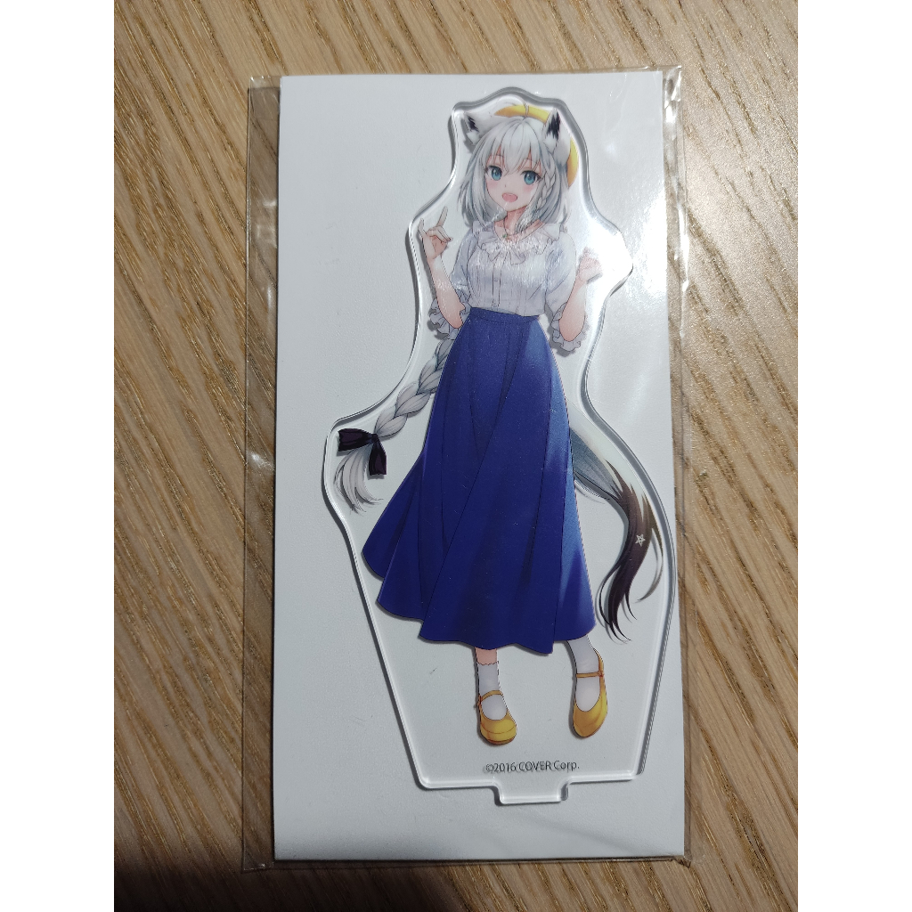 (現貨)Hololive x LAWSON 合作商品 壓克力立牌 白上吹雪 白上フブキ&4周年紀念 卡套 白上フブキ