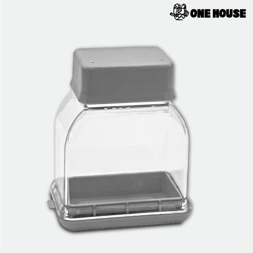 ONE HOUSE 【可拆卸切蒜器 -灰透款】 切蒜器 切蒜片器 切片器 壓蒜器 切片 按壓切片 不鏽鋼刀片