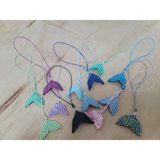 ✨️思朵麗手作✨️年年有魚 幸福魚尾 蠟線編織 手機吊飾