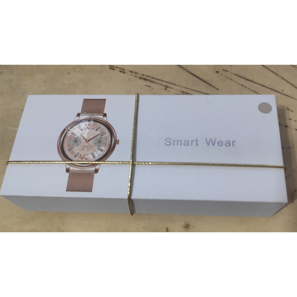 FanGu 梵固 GF31 藍芽 智慧型手錶 金色 剛帶 粉紅色 錶帶 共五色替換錶帶 已貼保護貼