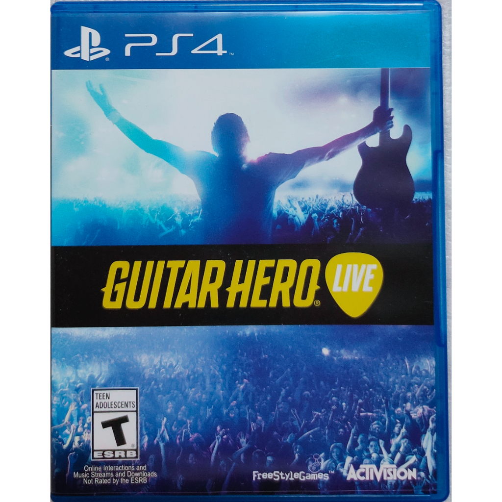 PS4 吉他英雄 LIVE Guitar Hero Live 英文版