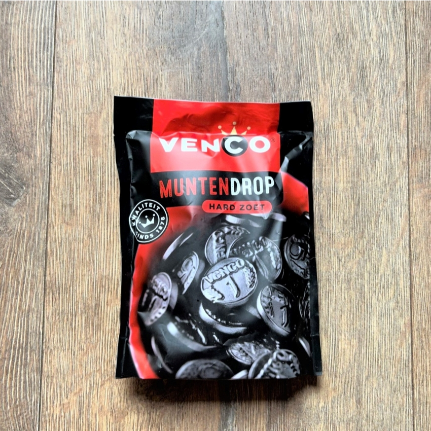 荷蘭製 Venco Munten Drop Salmiak Candy 臭糖 甘草糖 經典 歐元臭糖 甜味 新品