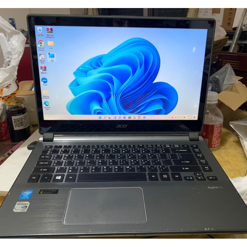 宏碁 14吋十點觸控 Acer V7-482PG 四核 i5-4200U 8G 1TB GTX750M 獨顯