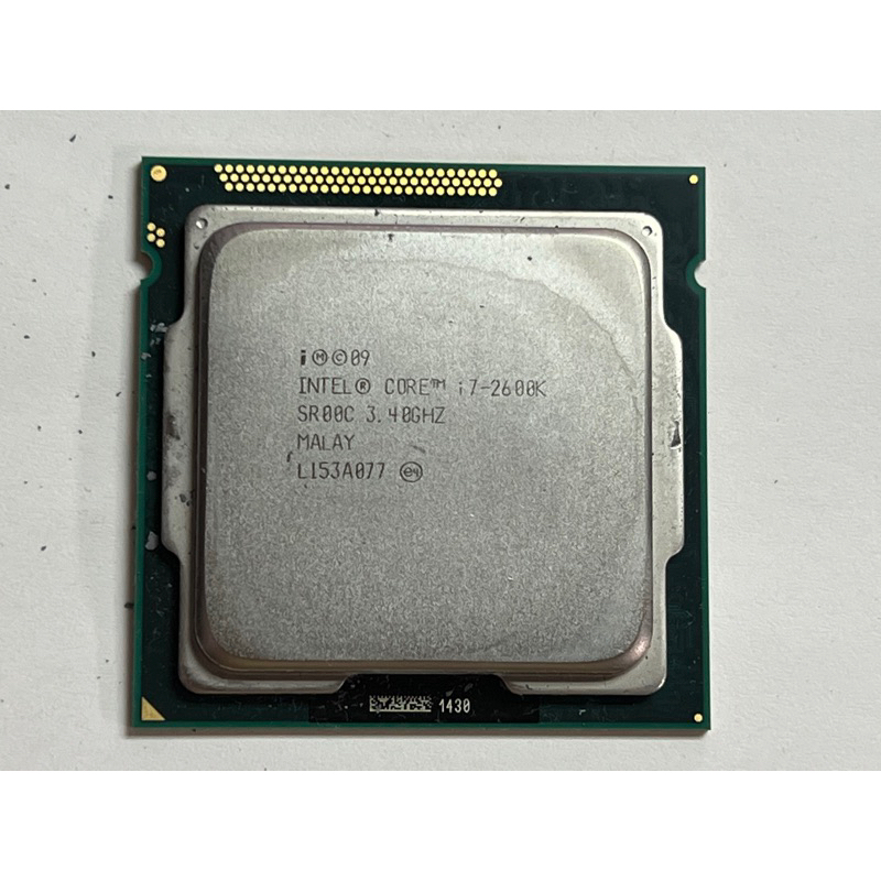 電腦雜貨店～INTEL I7-2600K CPU 1155腳位 二手良品 $650