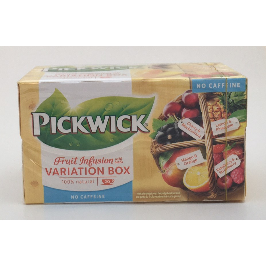 PICKWICK品味繽紛綜合水果茶組(無咖啡因)20茶包/盒，附發票