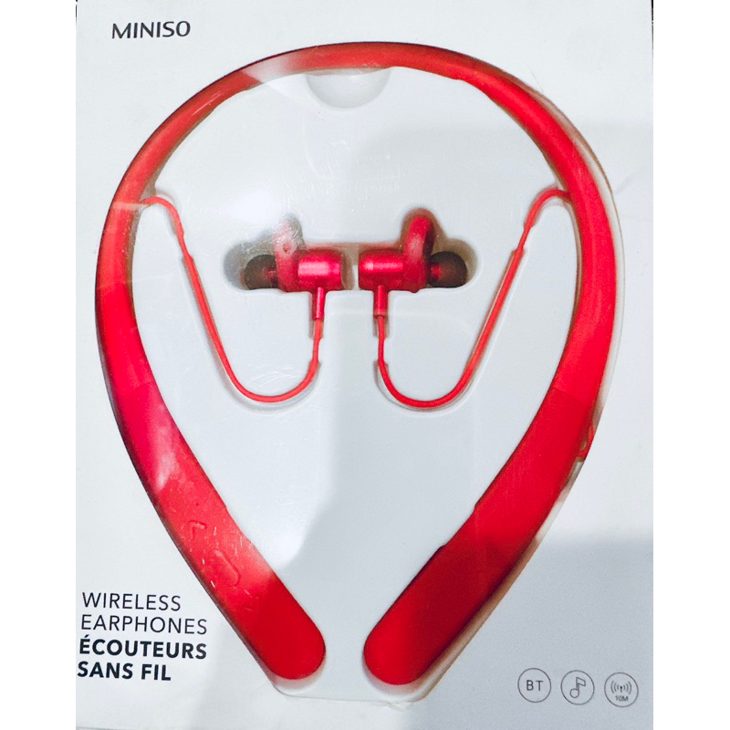 MINISO 運動脖掛藍牙耳機型號