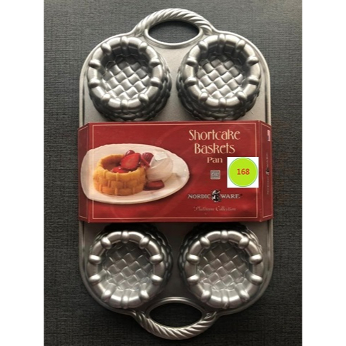 美國 Nordic Ware shortcake basket 諾迪威酥餅蛋糕籃烤盤 不沾 烤模 烘焙用具 蛋糕 烘焙