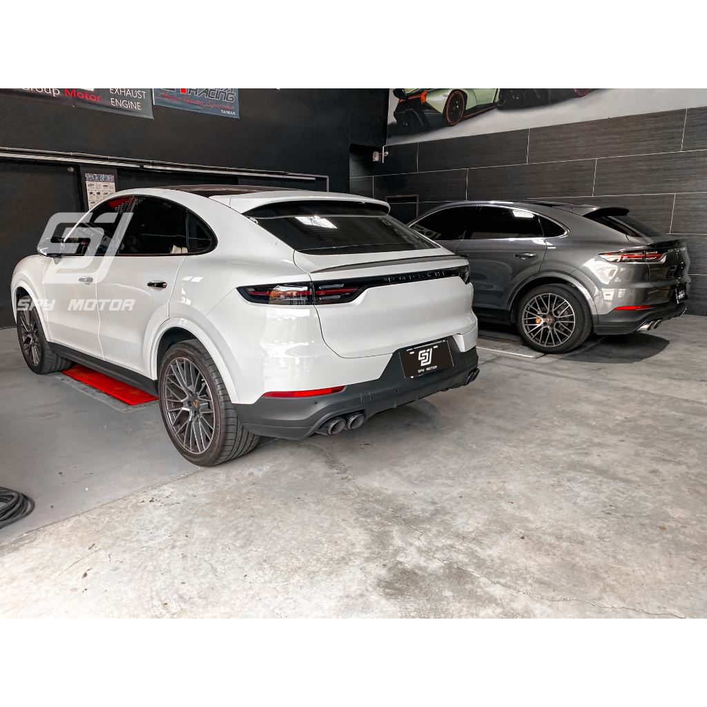 【SPY MOTOR】保時捷 Porsche Cayenne Coupe 碳纖維尾翼 中尾翼