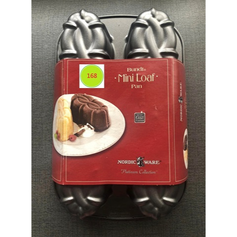 美國 Nordic Ware Bundt Mini Loaf Pan 諾迪威邦特迷你麵包烤盤 不沾烤模 蛋糕 烘焙用具