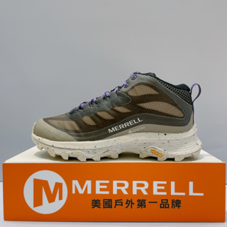 MERRELL MOAB SPEED MID GORE-TEX 女生 卡其 寬楦 防水 越野 登山鞋 ML067760