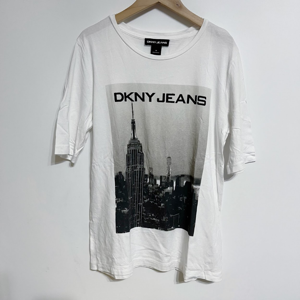 MOMO 古著商號 DKNY JEANS 短袖T恤 M號