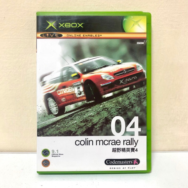 ◤近全新 絕版遊戲 XBOX《越野精英賽4 Colin Mcrae Rally 4》亞英文版