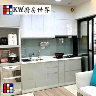 高雄 系統廚具 廚房設計 客製化 廚櫃 流理臺 工廠直營 人造石檯面 一字型流理臺【KW廚房世界】