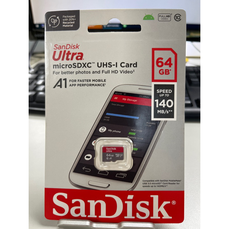 咪咪3C 開發票台灣公司貨Sandisk TF64G記憶卡 microsdxc64g evo可用 64G