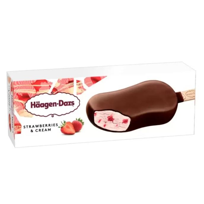 Häagen-Dazs哈根達斯 草莓雪糕 80毫升 X 24枝