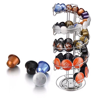 【臺灣現貨】雀巢Nespresso Dolce Gusto咖啡膠囊收納架陳列展示架360度旋轉 雀巢收納架 膠囊架