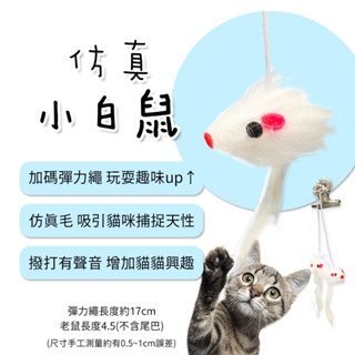 全網最低💙迷你小白鼠 貓玩具 老鼠玩具 貓咪玩具 毛絨玩具 寵物玩具 模擬老鼠