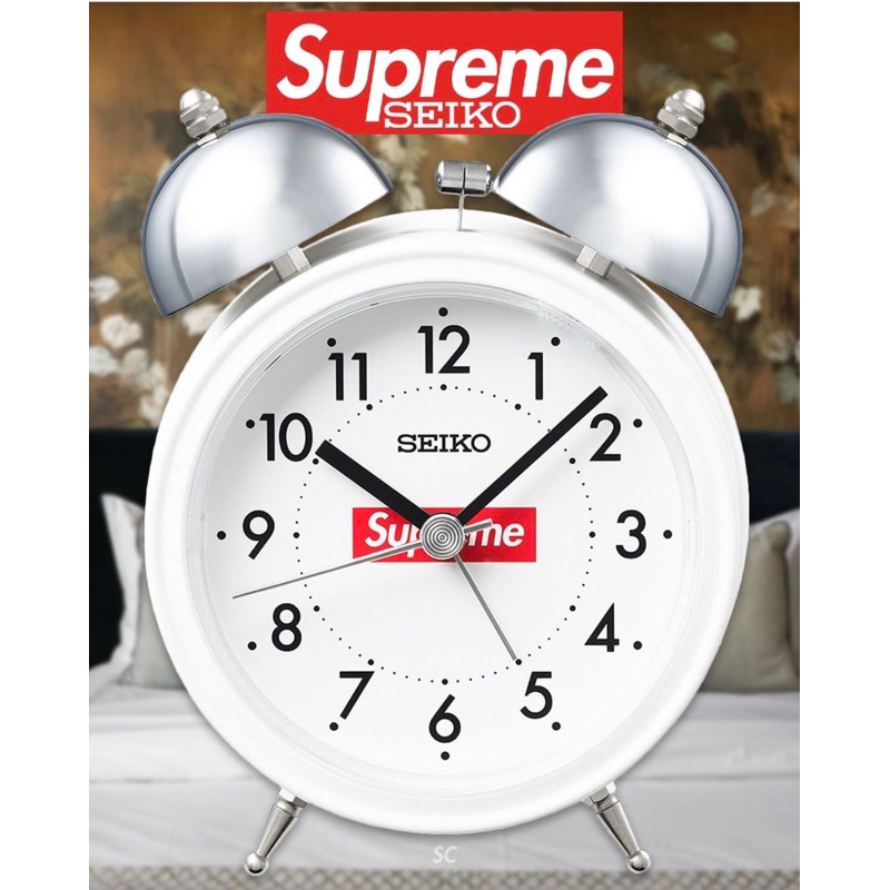 現貨 Supreme x Seiko Alarm Clock 聯名鬧鐘