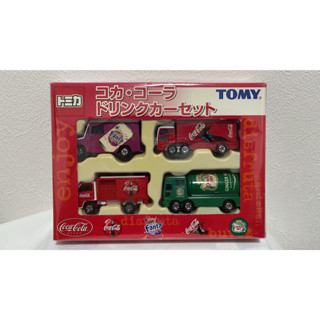 《HT》 純日貨絕版TOMICA 多美小汽車 TAKARA TOMY TOMICA 可口可樂飲料車套裝卡車 533177