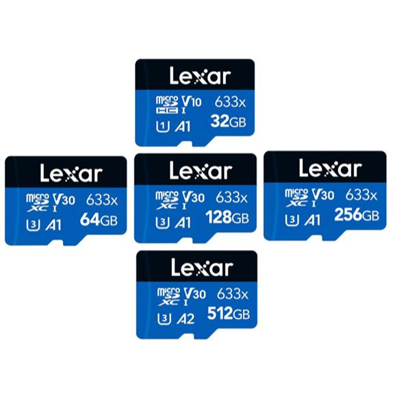 Lexar 雷克沙 32G 64G 128G Micro SD SDXC TF C10 4K SD 記憶卡 監視器記憶卡